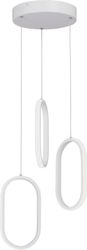 Светодиодная люстра LED Vitaluce V3776-0/3S белая 3ХLEDХ39ВТ, картинка