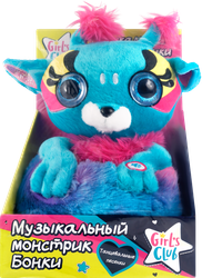 Игрушка GIRL'S CLUB Монстрик 26см, веселые песенки и фразы, Арт. IT110930-IT110932, изображение