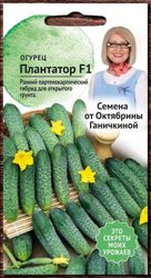 Семена Огурца Октябрина Ганичкина Плантатор F1 7 шт 2 г, детальное фото