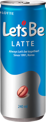 Напиток кофейный LOTTE Let's Be Latte, 0.24л, фото
