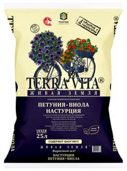 Грунт для петуньи Живая Земля Петуния-Виола-Настурция 25 л, картинка