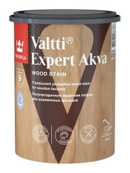 Лазурь антисептическая Tikkurila/Tikkivala Valtti Expert Akva Палисандр 0,9 л полуматовая, фотография