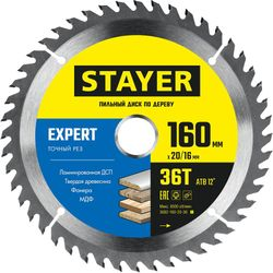 Диск пильный Stayer 36т 160x20/16 мм, изображение