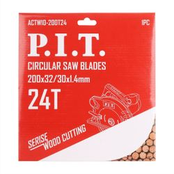 Диск пильный P.I.T. 200x32/30x1,4 мм 24T ACTW10-200T24, картинка