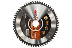 Диск пильный по дереву KRUGO 210 x 2.4/1.6 x 60T x 30 мм, крупный план