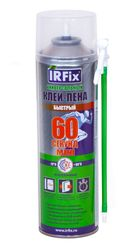 Клей-пена универсальный IRFIX 60 СЕКУНД MINI бытовой 500 мл, детальное фото