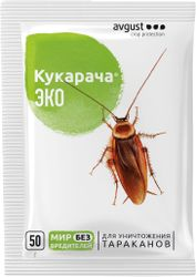 Средство от тараканов Avgust Кукарача ЭКО 50 г, картинка