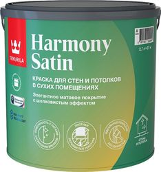 Краска Tikkurila/Tikkivala HARMONY SATIN A матовая 2,7 л, изображение