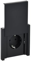 Розетка электрическая IEK FORTE&PIANO FP-R16-16-1-44-K02 черный, вид