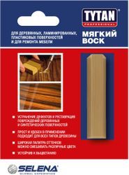 Воск TYTAN мягкий цвет 02 натуральный дуб 7,5 г, крупный план