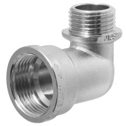 Угольник перех. 3/4" х 1/2" в/н с ограничителем MPF, детальное фото