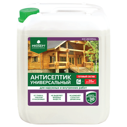Антисептик PROSEPT Eco universal универс. для наружных и внутренних работ 5л, вид