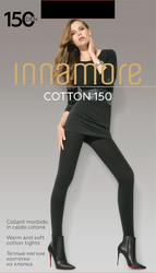 Колготки женские INNAMORE Cotton 150 den nero 4, фото