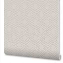 Виниловые обои WALLSECRET lana 9062-13 серые 1,06х10,05 м, вид