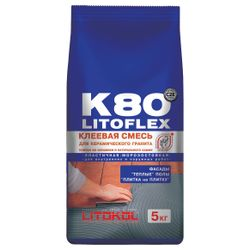 Плиточный клей цементный LITOKOL Litoflex K80 L0075100004 5 кг, детальное фото