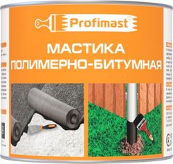 Мастика битумно-полимерная Profimast 2 л, вид
