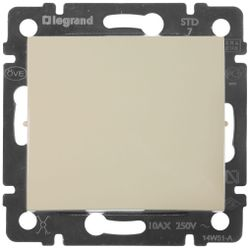 Переключатель 1-клавишный Legrand Valena 695608 слоновая кость, изображение