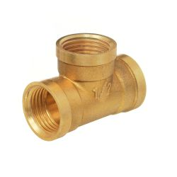 Тройник БАЗ 1/2"-1/2"-1/2" вн.-вн.вн. В Т15В, фотография