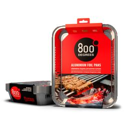 Поддоны 800 DEGREES Foil Pans Xl-Size алюминиевые, 10шт, изображение