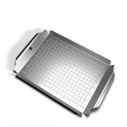 Противень перфорированный широкий 800 degrees wide grill pan, крупный план