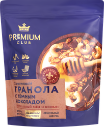 Гранола PREMIUM CLUB Шоколадная, 300г, вид