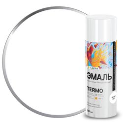 Эмаль аэрозольная термостойкая Лакра Termo +300 С Белый 1007, вид