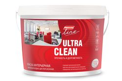 Краска Parade Ultra Clean латексная влагостойкая база А 9 л, вид