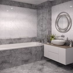 Декор Gracia Ceramica Милана светлая 25X40 см 1, детальное фото