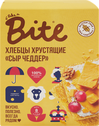Хлебцы кукурузно-рисовые TAKE A BITE Хрустящие, со вкусом сыра Чеддер, 100г, вид
