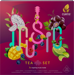 Набор чая CURTIS Music Tea Set ассорти 9 вкусов, 36пир, фото