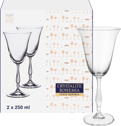 Набор фужеров для вина CRYSTALITE BOHEMIA Fregata/Antik 250мл, Арт. 58369, 2шт, изображение