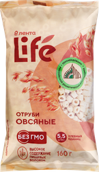 Отруби овсяные ЛЕНТА LIFE экструдированные, 160г, фото