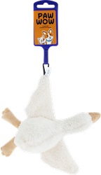 Игрушка для собак PAW WOW Гусь с пищалкой 23см, картинка