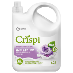Гель для стирки GRASS Crispi, для​ всех видов тканей, концентрат, 2.5л, детальное фото