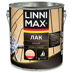 Лак алкидно-уретановый LINNIMAX Лак Яхтный глянцевый 2,5 л, вид