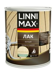 Лак алкидно-уретановый LINNIMAX Лак Яхтный шелковисто-матовый 0,75 л, вид