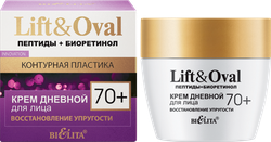 Крем дневной для лица БЕЛИТА Lift&oval Восстановление упругости Пептиды+Биоретинол 70+, 50мл, фотография