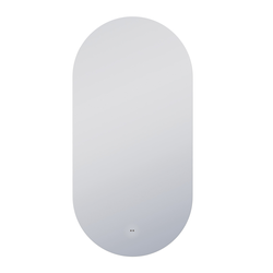 Зеркало для ванной комнаты  с LED подсветкой Альва Comfort 50 х 100 с подогревом, детальное фото