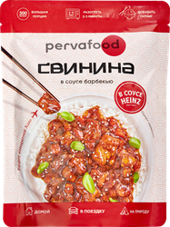 Свинина PERVAFOOD в соусе барбекью, 300г, фотография