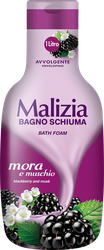 Пена для ванны MALIZIA Musk blackberry с ежевикой и мускусом, 1000мл, фотография