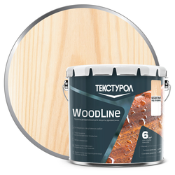 Деревозащитное средство Текстурол WoodLine Бесцветный 3 л, картинка