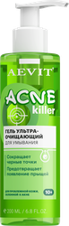 Гель для умывания AEVIT Acnekiller ультраочищающий, 200мл, крупный план