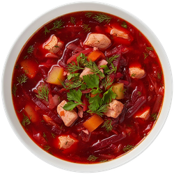 Суп РЕСТО ШИК Борщ Украинский с курицей, 300г, фото