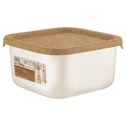 КОНТЕЙНЕР ДЛЯ ПРОДУКТОВ SUGAR&SPICE WOOD КВАДРАТНЫЙ 0,4Л С ГИБКОЙ КРЫШКОЙ, детальное фото