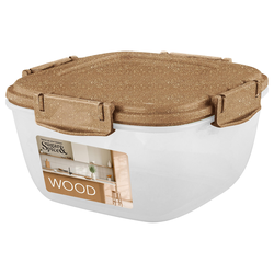 КОНТЕЙНЕР ДЛЯ ПРОДУКТОВ SUGAR&SPICE WOOD ГЕРМЕТИЧНЫЙ 1Л КВАДРАТНЫЙ, вид