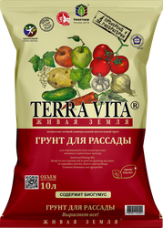 Грунт для рассады TERRA VITA Живая Земля, 10л, детальное фото