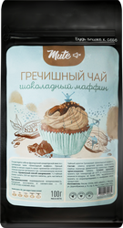 Напиток чайный MUTE Гречишный чай Шоколадный маффин, 100г, крупный план