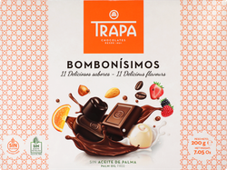 Набор конфет TRAPA Bombonisimos в молочном/темном/белом шоколадом, 200г, картинка