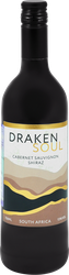 Вино DRAKEN SOUL Cabernet Sauvignon Shiraz ординарное красное сухое, 0.75л, крупный план
