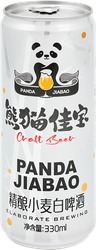 Напиток пивной JIABAO Panda фильтрованный осветленный пастеризованный 3,7%, 0.33л, вид